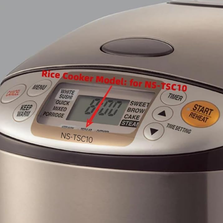 NLOWD Compatible for Zojirushi NS-TSC10 Multi-Cooker Replacement Inner Po (5.5cups) 304 Stainless Steel Rice Cooker Inner Bowl