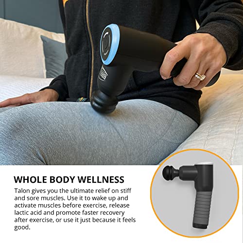 Brazyn - Talon Percussion Massage Gun + Massage Cane + Gun Holder System - Deep Tissue Muscle Massager with Arm Attachment...