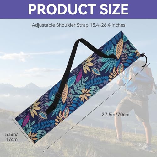 FAMJOALE Outdoor Trekking Pole Carrying Bag, Waterproof Hiking Poles Carry Storage Bag with Ajustable Shoulder Strap, Port...