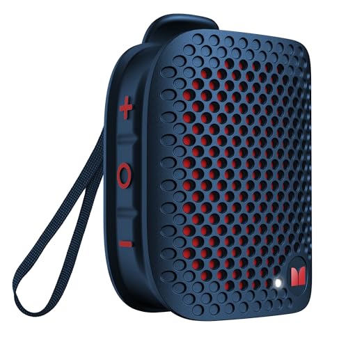 Monster Blaster Micro Wearable Bluetooth Speaker, Clip-On Wireless Small Portable Speaker with Built-in Mic (Non-Magneti...