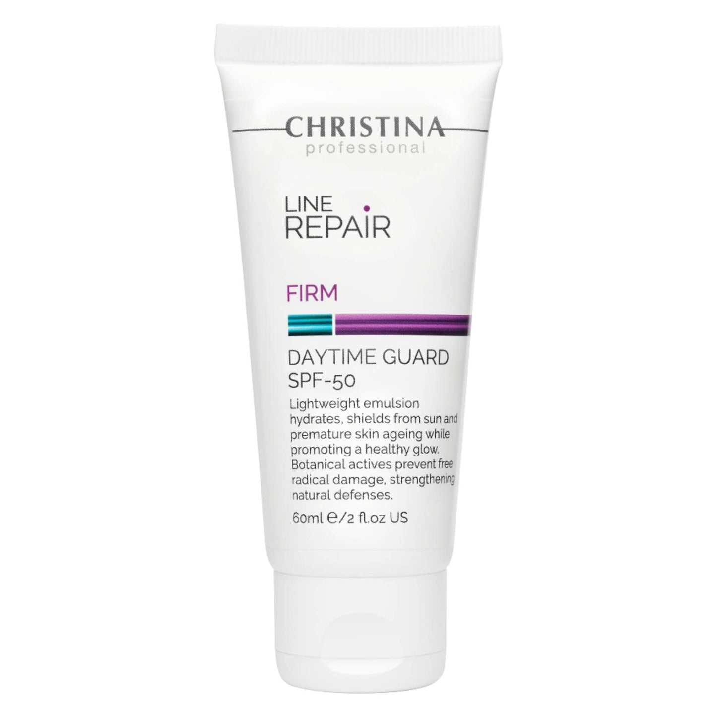 Christina Line Repair Firm Daytime Guard SPF 50 - Lightweight Emulsion Facial Sunscreen with Botanical Actives - Face Sunscreen