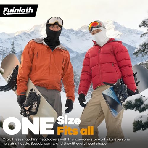Fuinloth Ski Mask Balaclava Pro, Cold Weather Windproof Thermal Shiesty Motorcycle for Men/Women