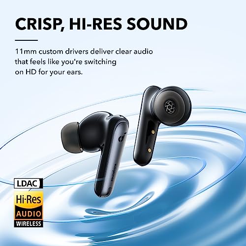 Soundcore by Anker Liberty 4 NC Wireless Earbuds, 98.5% Noise Reduction, Adaptive Noise Cancelling to Ears and Environmen...