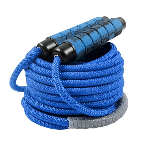 23 FT Long Jump Rope for Kids Adults,Double Dutch Jump Rope,Adjustable Skipping Ropes with High-strength Nylon Braided Rop...