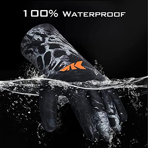 KastKing IceRiver Fishing Gloves, 100% Waterproof Gloves for Men & Women, Cold Weather Fishing & Outdoor Sports, Ideal for...