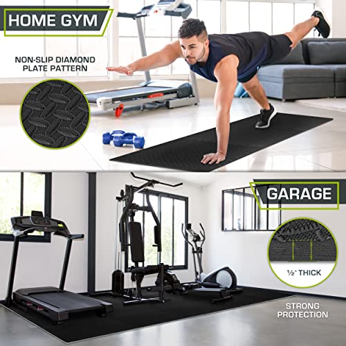 ProsourceFit Puzzle Exercise Mat ½ in, EVA Interlocking Foam Floor Tiles for Home Gym, Mat for Home Workout Equipment, Flo...