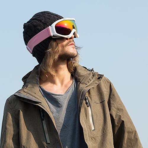 OutdoorMaster OTG Ski Goggles - Over Glasses Ski/Snowboard Goggles for Men, Women & Youth - 100% UV Protection