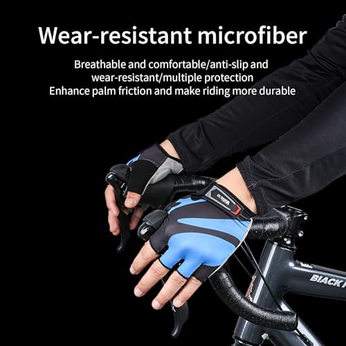 SUJAYU Fingerless Cycling Gloves for Men Women Bike Gloves for Men Cycling Bicycle Accessories, Guantes para Bicicleta Hom...