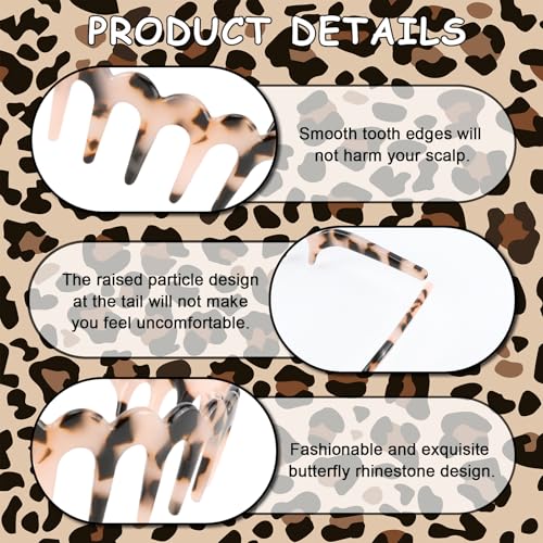 Tihebax Zig Zag Headbands, 3PCS Acetate High Skull Headband Zigzag Headbands for Women High Cranium Head Bands Sharks Wavy...