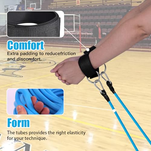 Davllin Volleyball Training Equipment,Volleyball Pass Aid Resistance Band,Elastic Rope Exercise Resistance Bands,Resistanc...