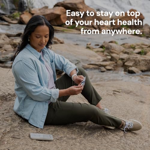 KardiaMobile Card Credit-Card Sized EKG, Medical-Grade & FDA-Cleared Personal Heart Monitor, Carry in Wallet, Bluetooth-En...