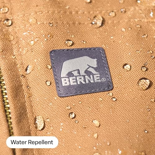 Berne Men's Heritage Duck Hooded Active Work Jacket