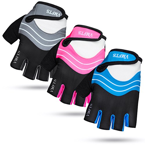 VMFTS Cycling Gloves Gel Pading Sporting Glove Fingerless and Full Finger Gloves for Fitness Weightlifting Racing Training...