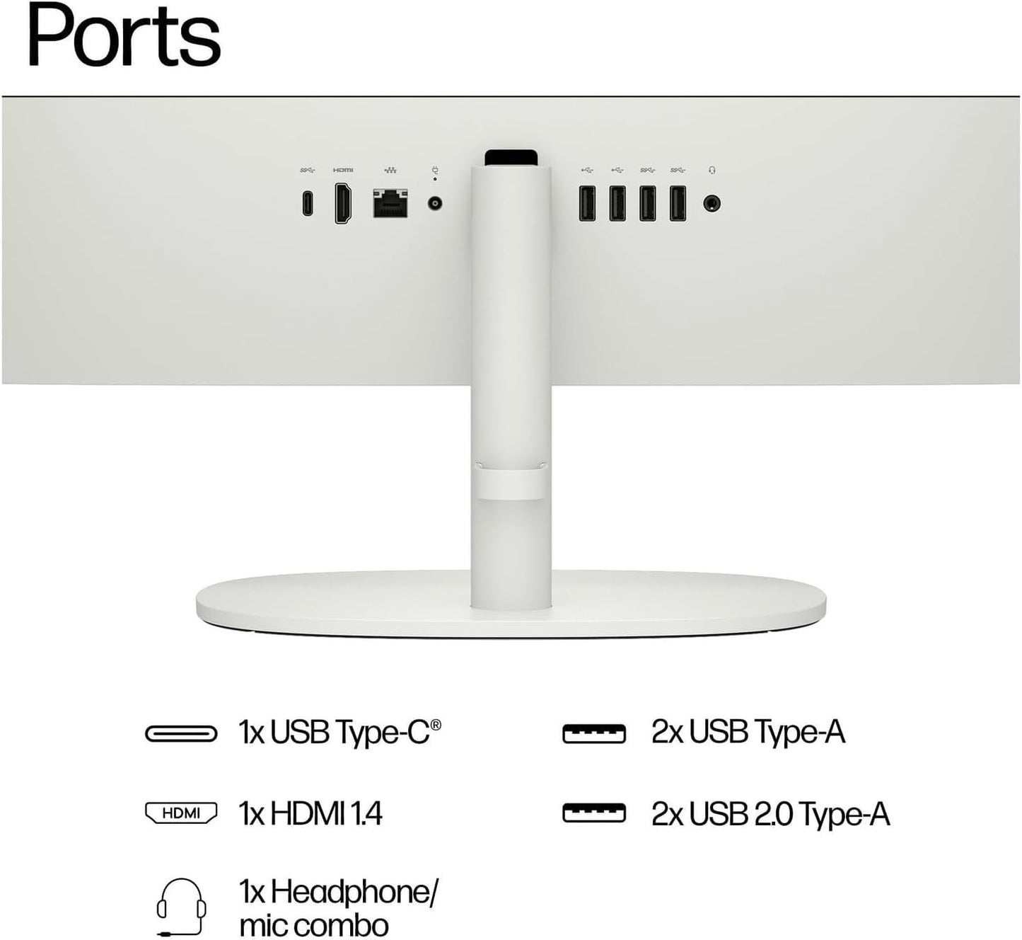 Hp 22 Fhd All-In-One Desktop Computer For Business And Everyday Use  2025 Intel Dual-Core Processor  40Gb Ram  640Gb Storage  Hd