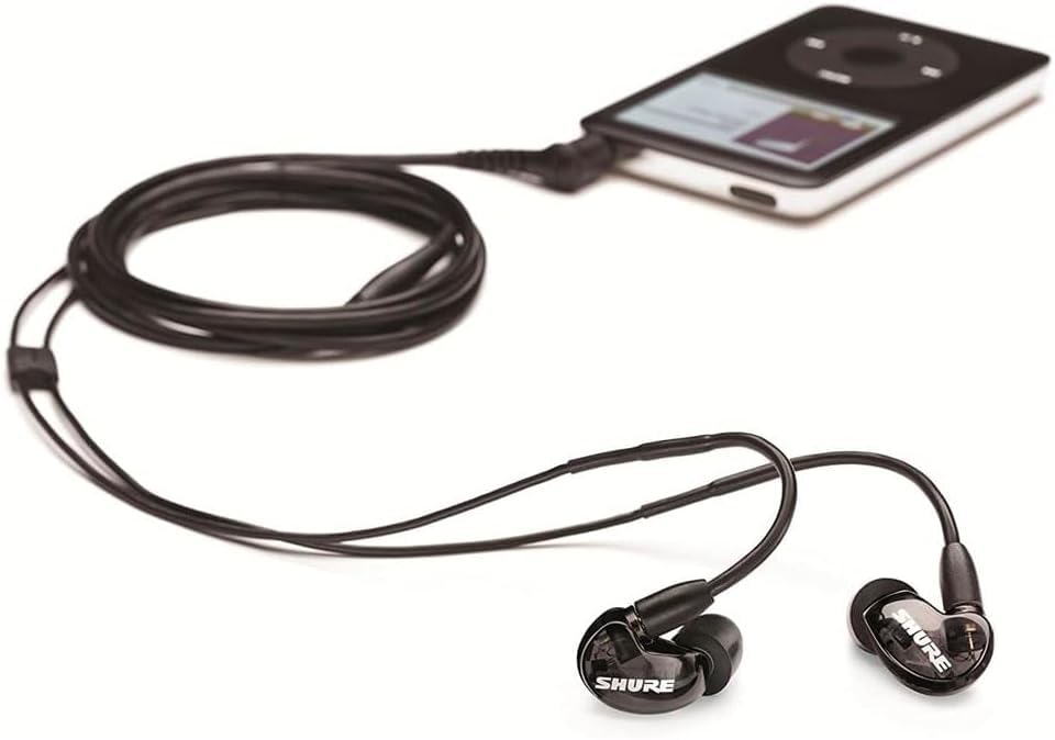Shure SE215 PRO Wired Earbuds, Professional Sound Isolating Earphones with Clear Sound, Deep Bass, Secure in-Ear Fit, Carr...
