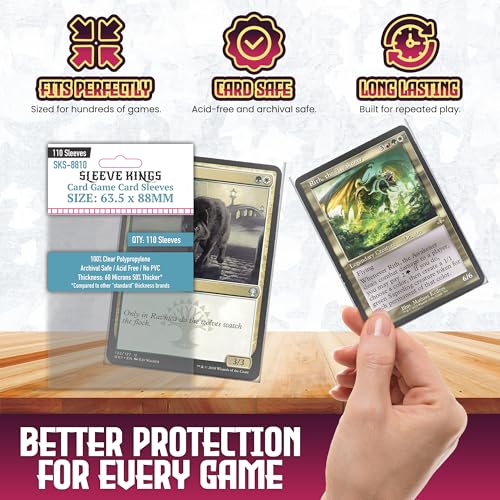 Sleeves Sleeve Kings (63.5x88mm, 110ct) Clear