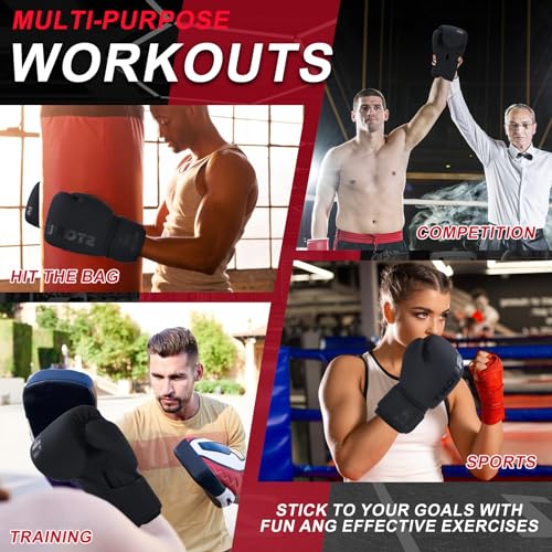 Valchiria Boxing Gloves for Men Women, Sparring Training Punching MMA Kickboxing Boxing Gloves, Heavy Bag Workout Gloves f...