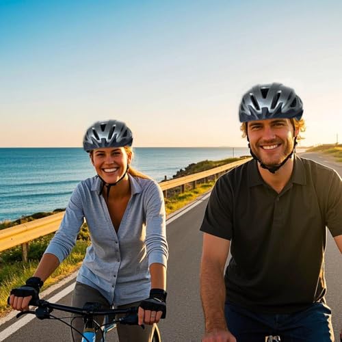 AISSTXERO Bike Helmet for Adults - CPSC Certified Road Cycling Helmet with Adjustable Dial Fit & Removable Visor, Lightwei...