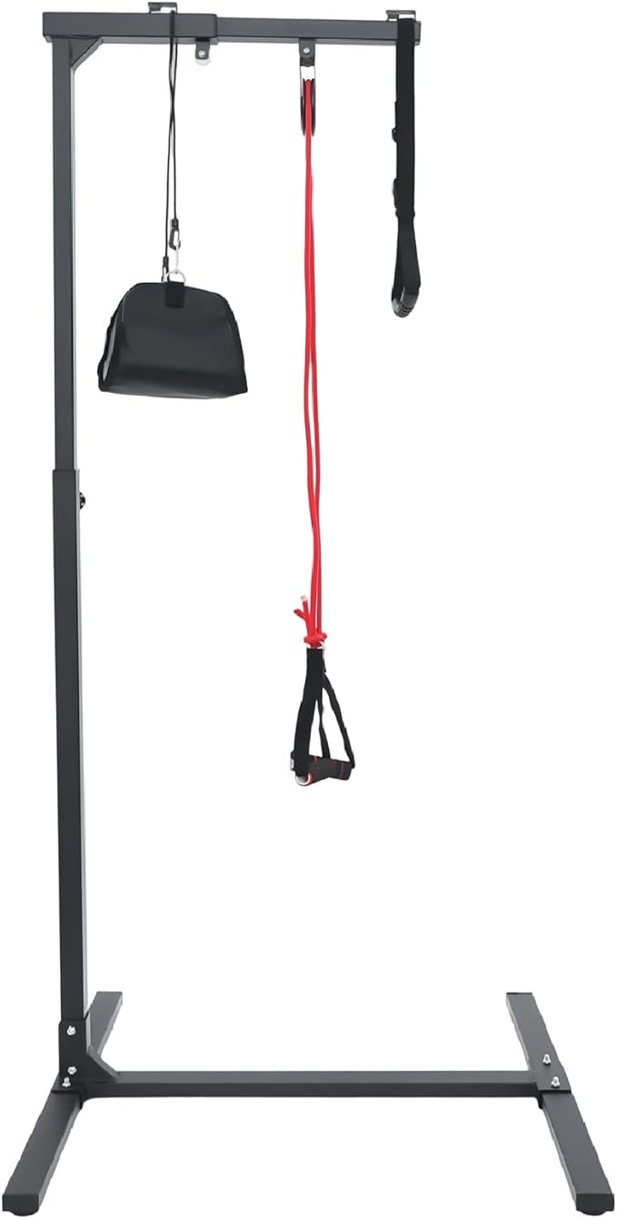 Elderly over Bed Grab Bar Trapeze, Trapeze Bar Standing Frame, Elderly Pull-up & Transfer Assist, 51" - 69" Adjustable Hei...