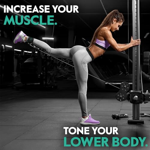 FITGIRL Ankle Strap for Cable Machine – Premium Padding and Comfort for Cable Exercise Machines, Cable Exercise Attachment...