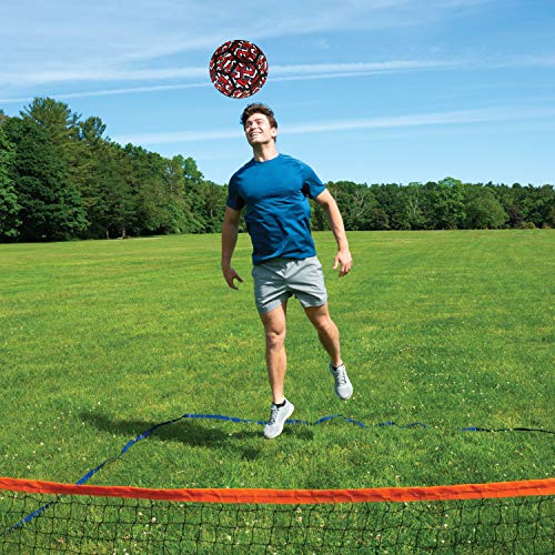 Wicked Big Sports Takraw Juggle Volleyball and Soccer Tennis Portable Outdoor Sports Tailgate Backyard Beach Game