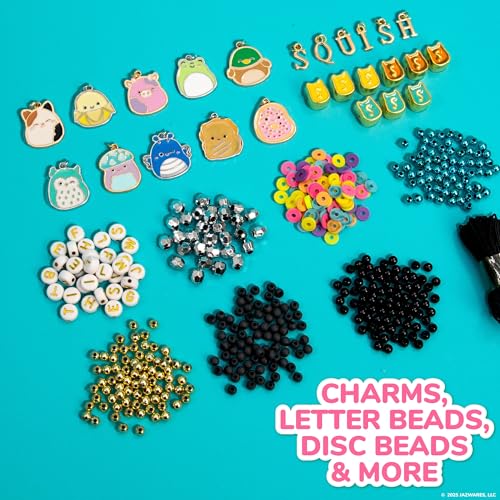 Original Squishmallows Bracelet Design Set, Cute & Friendship Bracelet Kit, Jewelry Making Kit, Charm Bracelet Making Kit,...