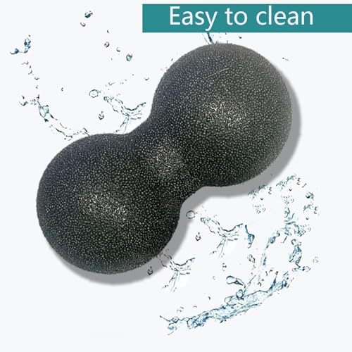Hard Peanut Massage Ball - Double Ball for Trigger Point Therapy, Myofascial Release, Deep Tissue Fitness Massage & Relax ...