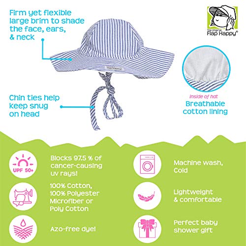 Flap Happy Baby-Girls UPF 50+ Floppy Hat