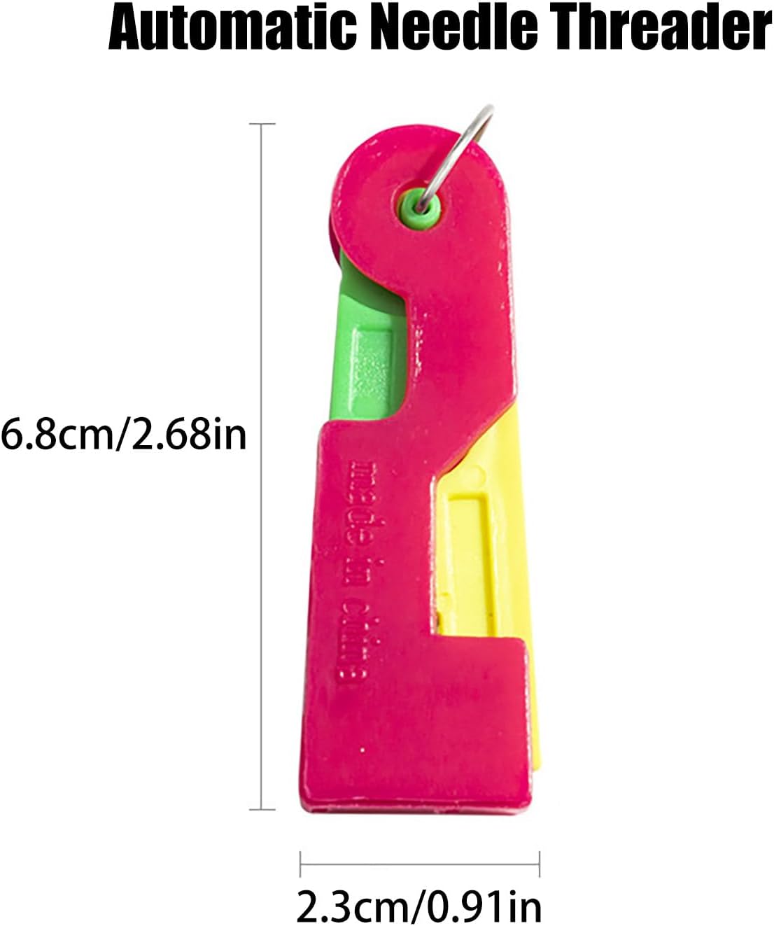 Automatic Needle Threader - 2025 New Plastic Quick-Loop Device for Hand Sewing, Embroidery, & Cross-Stitch Crafts, Universal Compatibility Across Various Sewing Machines (6)