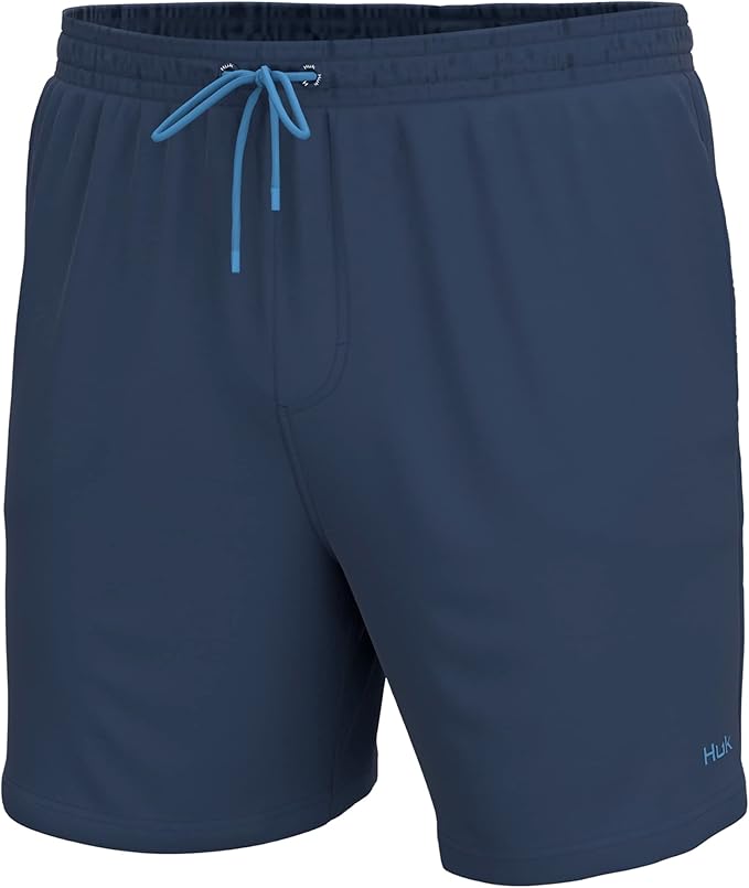 HUK Mens 5.5" Pursuit Volley, Quick-Dry Fishing Swim Shorts
