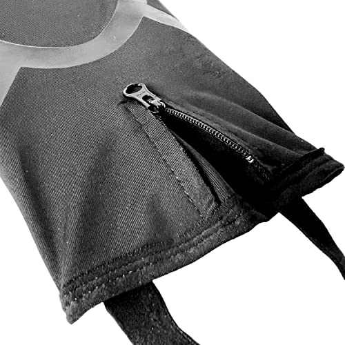 Unbrokenshop.com UNBROKENSHOP Shin Sleeves Pro Black 7mm Neoprene, Weightlifting, Deadlift, Rope Climb, Box Jumps for Men ...