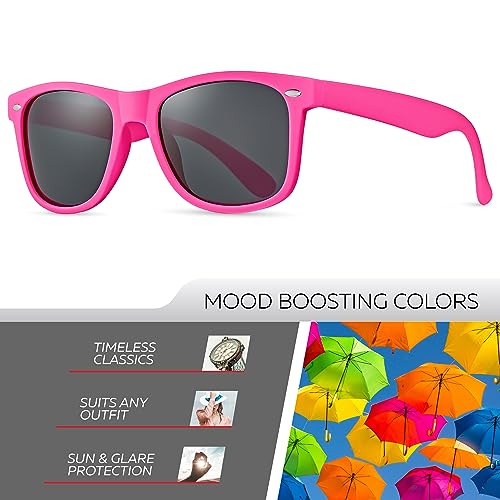 Retro Rewind Polarized Sunglasses for Men and Women - UV Protection Classic Sun Glasses
