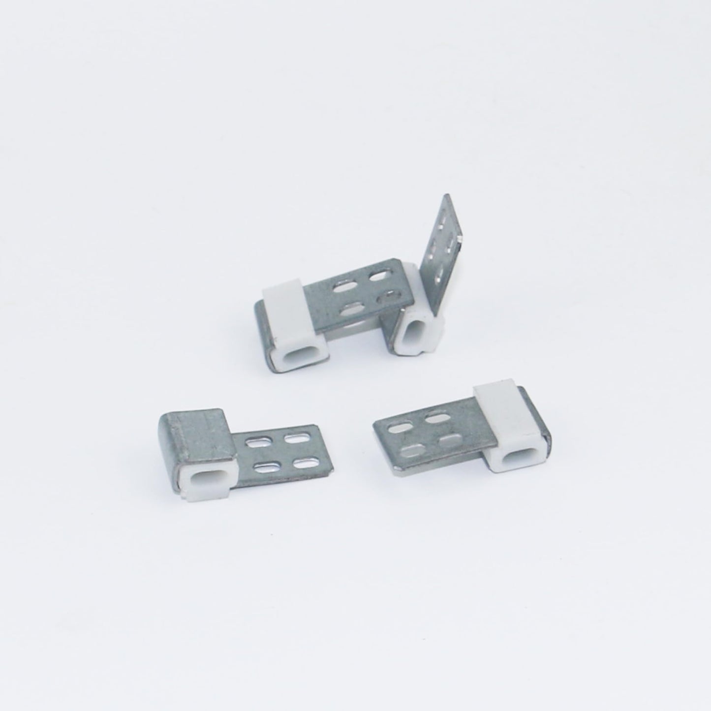 LXLVOUEG 10 PCS Couch Spring Clips Furniture Upholstery Spring Clips Repair Kit, Ek Clips S Clips Spring Clips for Chair Couch Sofa Replacement Parts(Included 40 Screws), 4 Holes, 15.7"x8.6"