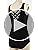 American Trends One Piece Swimsuit Women Criss Cross Back Color Block Print Bathing Suits Athletic Modest Swimwear