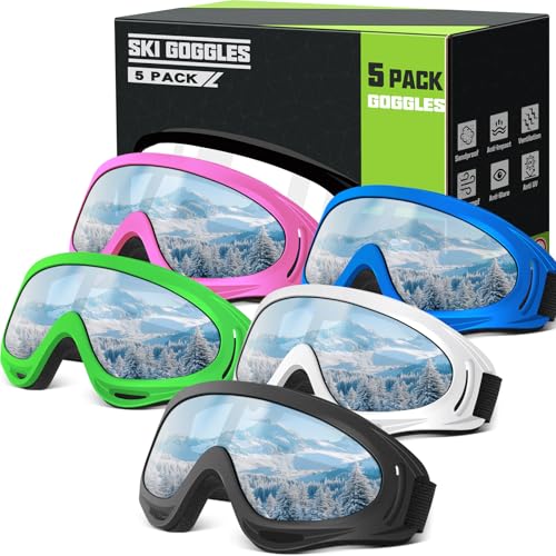 OXG Ski Snowboard Goggles for Men Women, UV Protection Ski Snow Goggles for Kids Youth Adult