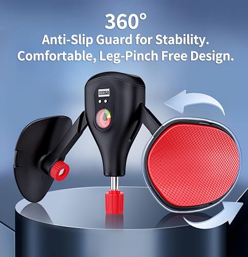 Bula Bola Thigh Trainer Pro 0-77 lbs Adjustable Resistance, Inner Thigh & Pelvic Floor Kegel Exerciser with Arm Workout Ha...