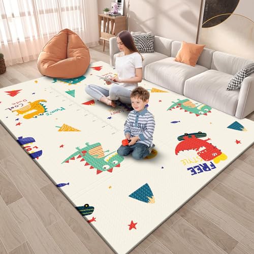 Fshibila Baby Playpen Mat, 74" × 50“ Baby Play Mat for Floor, Baby Playmat for Playpen, Thick Ultra Soft Playpen Mat for P...