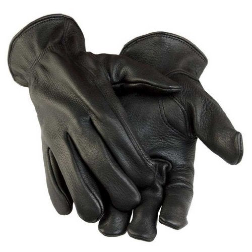 NORTH STAR Men's Black Deerskin Gunn Cut Gloves (Unlined) 011B