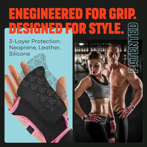 Mava Sports Weight Lifting Gloves with Wrist Support, Work Out Gloves, Gym Gloves - Great for Cross Training, Pull Ups, Ca...