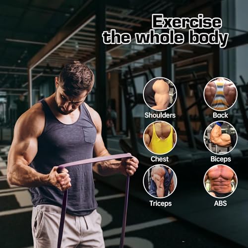 Resistance Bands, Pull Up Assistance for Men/Women, Exercise Bands, Workout Bands for Body Stretching, Physical Therapy, M...