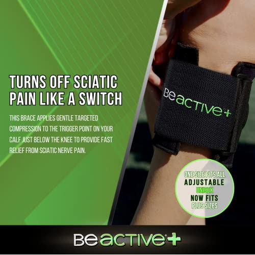 BEACTIVE Plus Acupressure System - Sciatica Pain Relief Brace For Sciatic Nerve Pain, Lower Back, & Hip- Knee Brace With P...