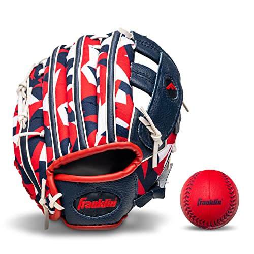 Franklin Sports Kids Baseball Gloves - RTP Youth Teeball Glove + Ball Set - Boys + Girls Teeball Mitt - Kids + Toddlers - ...