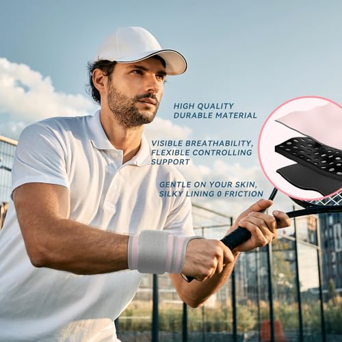 FvaPemm Carpal Tunnel Wrist Brace for Right Left Hand 2 Pack, Wrist Support Wraps for Women Men, Adjustable Wrist Brace fo...