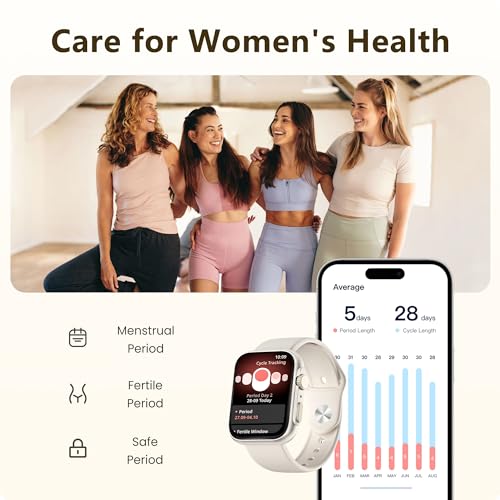 Smart Watch for Men Women, Bluetooth Call, 120+Sports Modes Fitness Tracker, Sleep Tracking, Step & Calorie Counter, IP68 ...