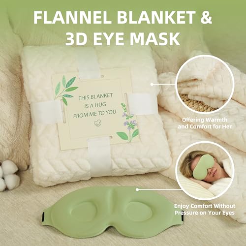 Get Well Soon Gifts for Women，Post Surgery Recovery Gifts with 40 OZ Tumbler & Flannel Blanket, Thinking of You Care Packa...