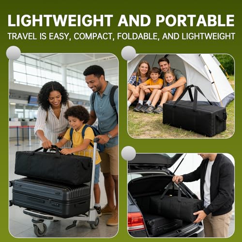 Carrying Bag Compatible with Graco Pack n Play, Replacement Nylon Foldable Travel Carrying Case for Graco Pack n Play, Lig...