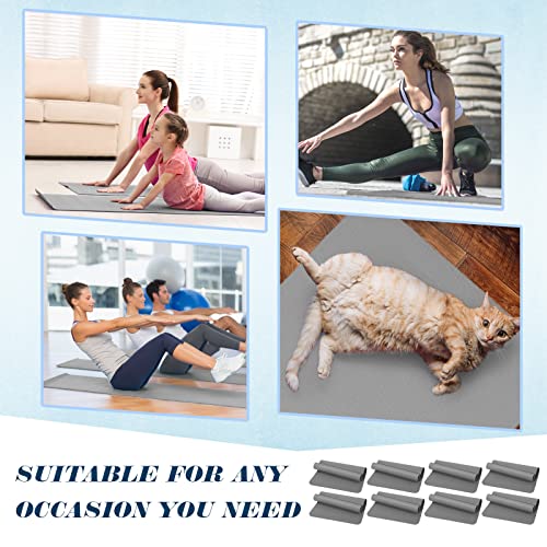 10 Pack Yoga Mats Bulk, 68'' x 24'' x 4mm Thick Yoga Mats for Kids and Adult Gym Mats Bundle Latex Free Exercise Mats with...
