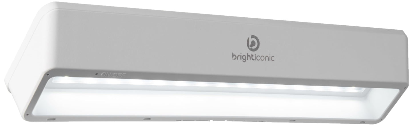 Brighticonics 2Pck Solar Address Sign Light - Ip65 Waterproof Led Lighted House Numbers - Easy Install  Auto Dusk-Dawn On/Off  Outdoor Solar Address Signs For Yard  Homes  Business - Cold White 6000K