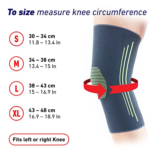 Neo-G Knee Compression Sleeve for Sports - Breathable, Lightweight, Elastic Knee Sleeve for running, Compression Knee Slee...