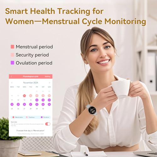 KEEPONFIT Smart Watches for Women, Fitness Tracker with Heart Rate & SpO2 Monitor, IP67 Waterproof Activity Tracker for Me...